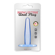 Being Fetish - Anaal Plug 10,5 cm – Blauw-laced-up.nl