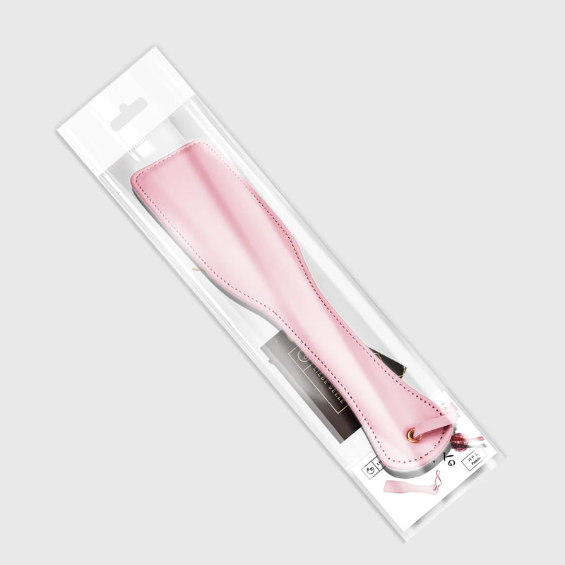 Liebe Seele - Fairy - Luxe Lederen Paddle - Roze/Wit-Erotiekvoordeel.nl