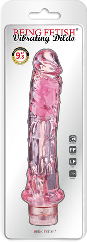 Being Fetish - Vibrerende Dildo - Realistische Vibrator - 25 cm - Roze-laced-up.nl