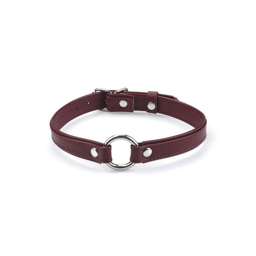 Liebe Seele - Heron - Mini Collar met O-Ring - Wijnrood-Erotiekvoordeel.nl