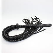 Smart Moves - Cat O Nine Flogger - Gevlochten - 75 cm - Zwart-laced-up.nl