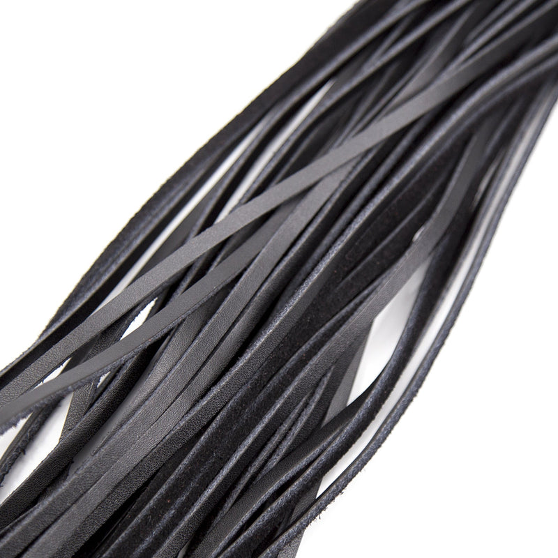 Smart Moves - Leather flogger 62 cm black-laced-up.nl