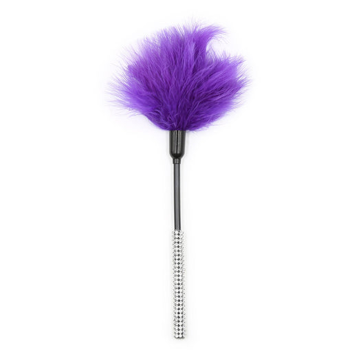Smart Moves - Bling feather tickler diamond 27cm purple-Erotiekvoordeel.nl