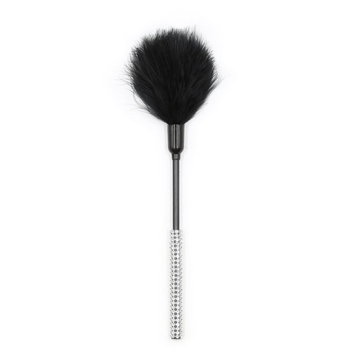 Smart Moves - Bling feather tickler diamond 27cm black-Erotiekvoordeel.nl