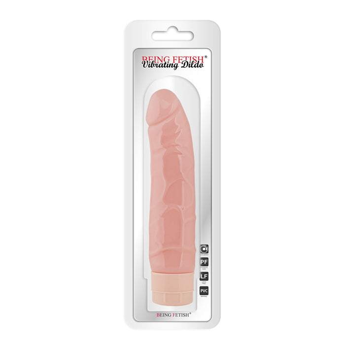 Being Fetish - Vibrating Dildo 8.3" flesh-Erotiekvoordeel.nl