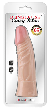 Being Fetish - PVC Dildo 6" flesh-laced-up.nl