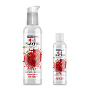 Swiss Navy - 4 in 1 Playful Flavors - Likbaar en Verwarmend Glijmiddel en Massage - Poppin Wild Cherry-laced-up.nl