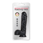 Being Fetish - PVC Dildo 7.5" black-laced-up.nl