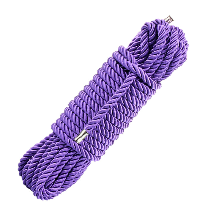 Being Fetish - Magic Touch Deluxe Silky Bondagetouw - 10 meter - Paars-Erotiekvoordeel.nl