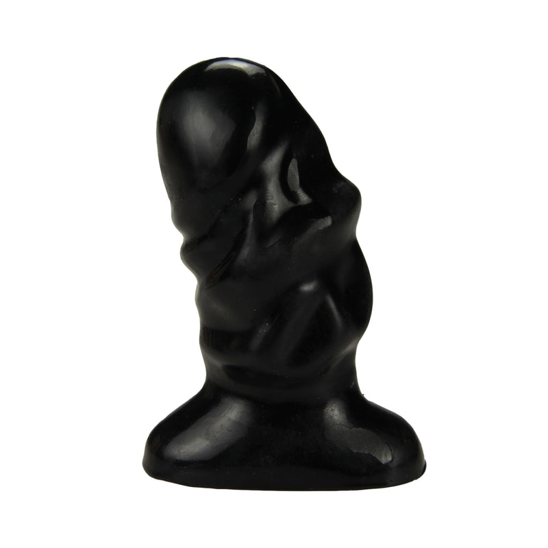 Being Fetish – TPR Dildo - 10,2 cm - Zwart-laced-up.nl