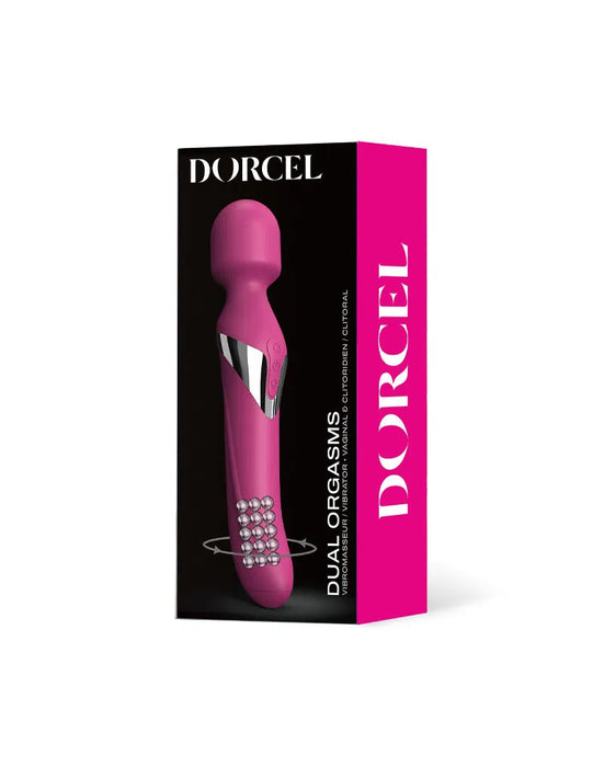 Dorcel - Dual Orgasms - Wand Vibrator - Roterend & Waterdicht-Erotiekvoordeel.nl