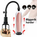 Essentials - Handmatige Penis Pomp met Sleeves - 21 cm - Transparant/Zwart-Erotiekvoordeel.nl