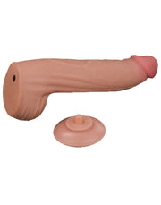 LoveToy - Sliding Skin Dildo - Lengte 31 cm - Lichte Huidskleur-Erotiekvoordeel.nl