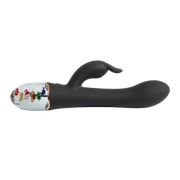LOVISS - Flora Garden Rabbit Vibrator – Zwart-Erotiekvoordeel.nl