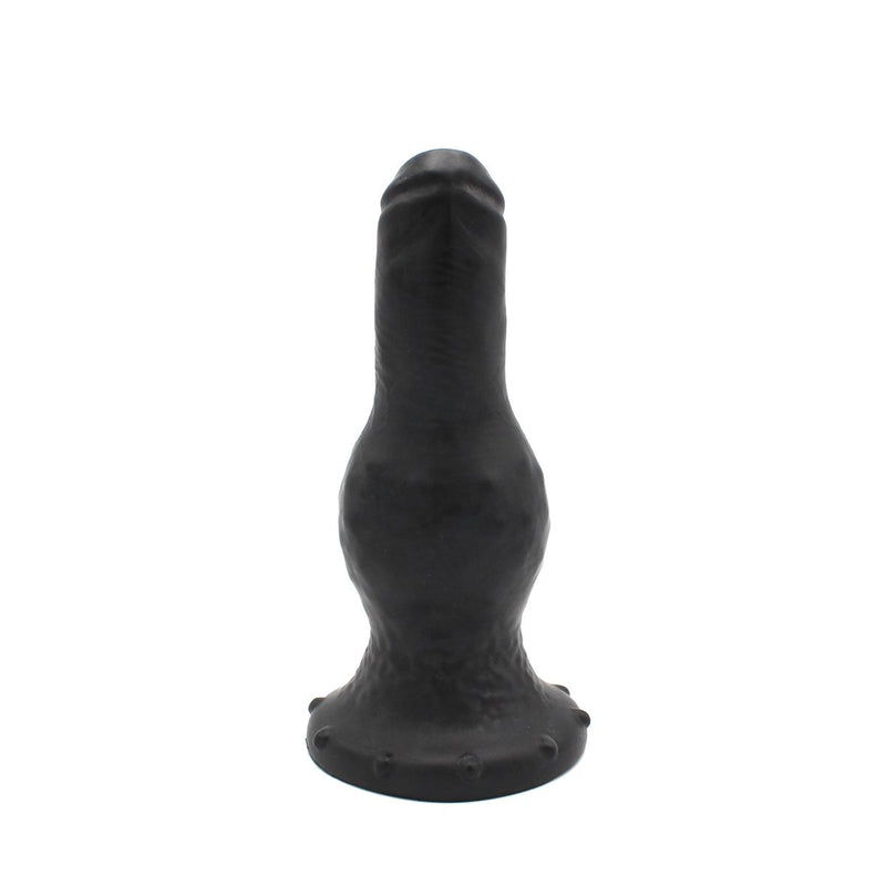 Dinoo - XXL Anaal Dildo - Bolvormige Verdikking - TPE - Zwart-Erotiekvoordeel.nl