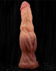 LoveToy - Realistische XXL Dildo 24.5 cm - Lichte/donkere Huidskleur-Erotiekvoordeel.nl