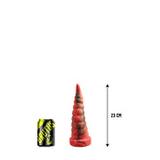 Brutus Nightmare - Horny - Vac-U-Lock Buttplug - Siliconen - Rood/Zwart-Erotiekvoordeel.nl