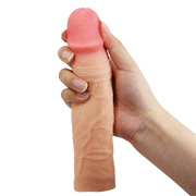 Pretty Love - Chelsey - Realistische Penis Sleeve - 22,5 cm - Lichte Huidskleur-Erotiekvoordeel.nl