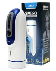 Leten - SM390 Super Masturbator - Telescopische trekbeweging - Verwarmend - Siliconen Sleeve-Erotiekvoordeel.nl