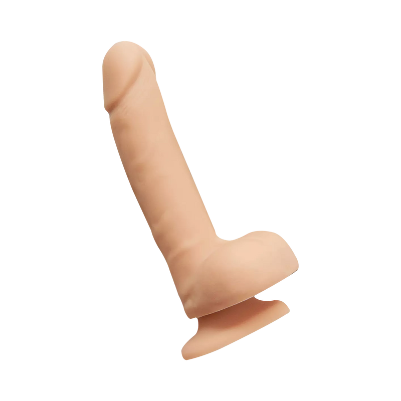 Strap-On-Me - Roterende & Vibrerende Realistische Dildo - Lichte Huidskleur-Erotiekvoordeel.nl