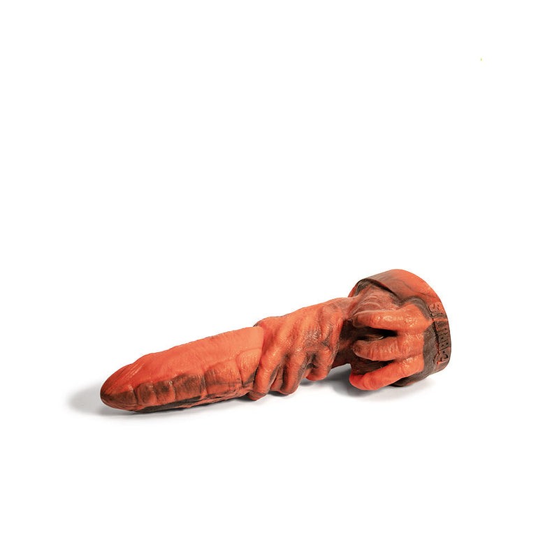 Brutus Nightmare - Omen - Vac-U-Lock Dildo - Siliconen - Rood/Zwart-Erotiekvoordeel.nl
