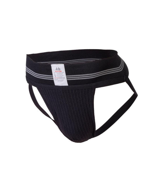 MM - Jockstrap - Heren String - Tailleband 3 inch - Zwart-Erotiekvoordeel.nl