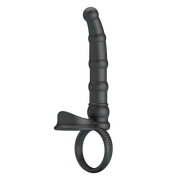 Pretty Love - Tatum - Anale Vibrator met Penisring - Zwart-Erotiekvoordeel.nl