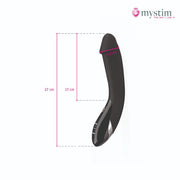 Mystim - Electrosex - Tickling Truman - E-stim Vibrator - Black-Erotiekvoordeel.nl
