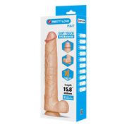 Pretty Love - Pat - Super Grote Dildo - 40 cm - Lichte Huidskleur-Erotiekvoordeel.nl