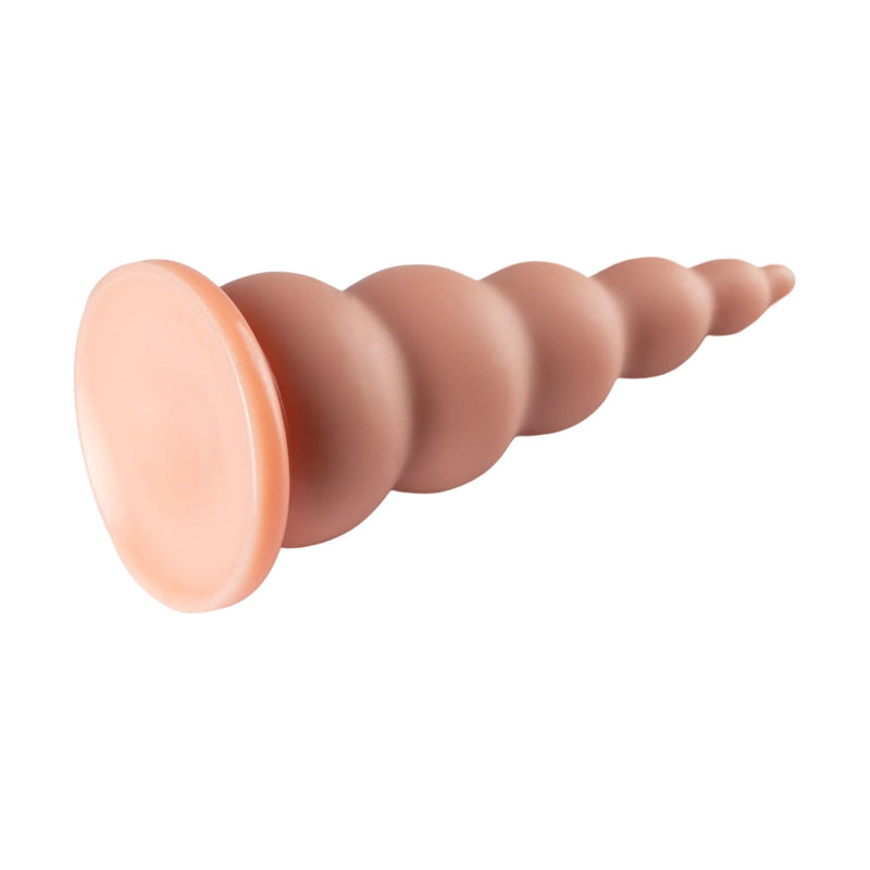 Lance's - PVC Dildo met Zuignap - 22,9 cm - Lichte Huidskleur