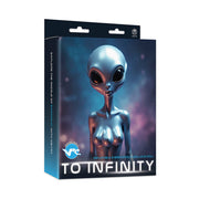 To Infinity - Opblaaspop Alien Vrouw met Drie Borsten - Zilver-Erotiekvoordeel.nl