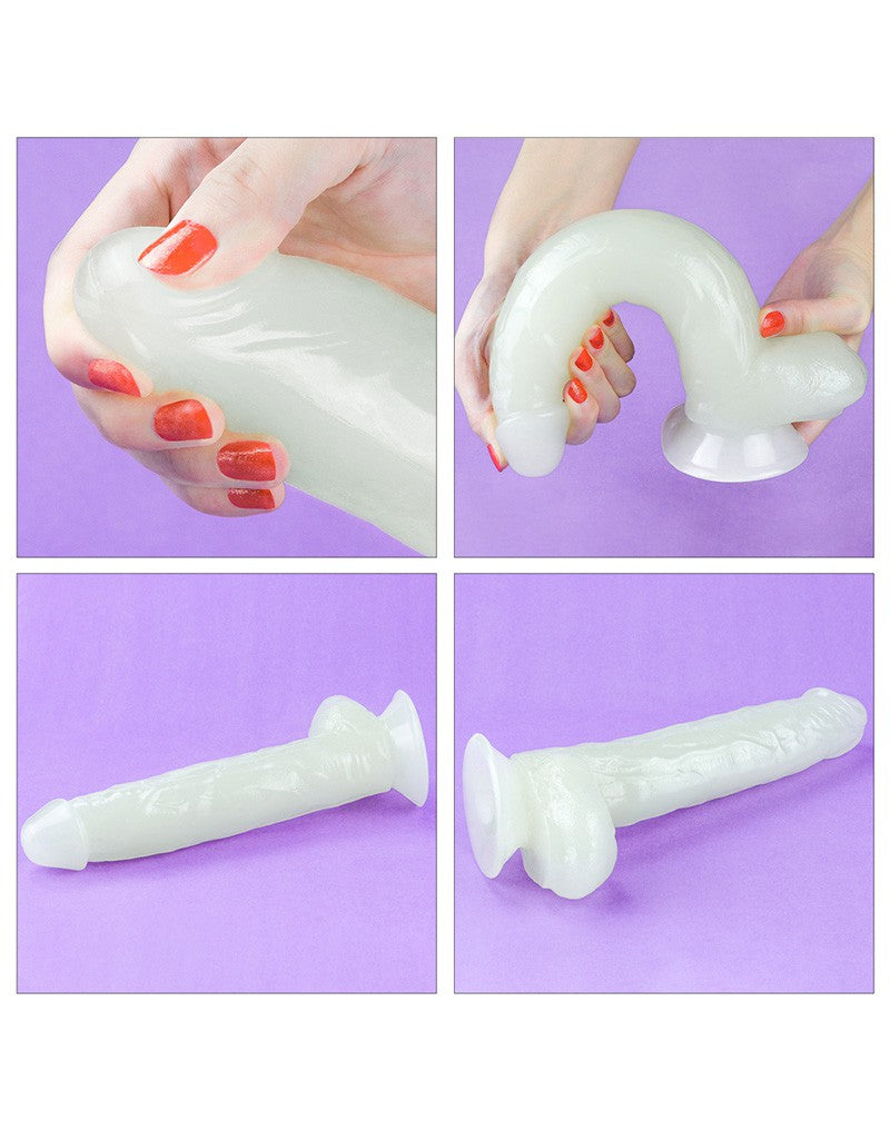 LoveToy - Lumino Play - Dildo - 26 cm - Glow In The Dark-Erotiekvoordeel.nl