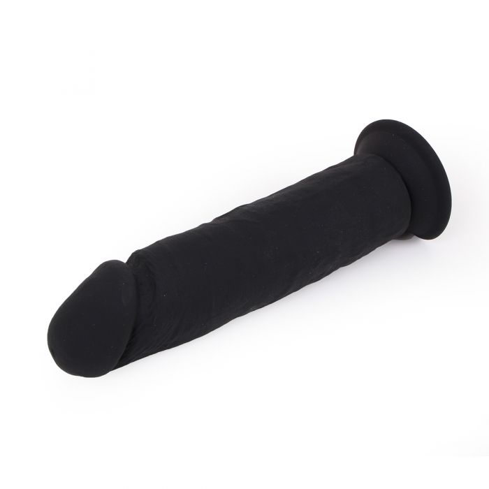 Kiotos Cox - Siliconen Dildo Met Zuignap 23 x 5 cm - Zwart-Erotiekvoordeel.nl