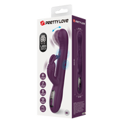 Pretty Love - Dee - Rabbit Vibrator met LED Display - Paars-Erotiekvoordeel.nl