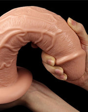 LoveToy - Realistische Lange XXL Dildo 28 cm - Lichte Huidskleur-Erotiekvoordeel.nl