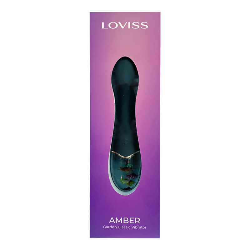 LOVISS - Amber - Garden Classic Vibrator – Zwart-Erotiekvoordeel.nl