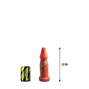Brutus Nightmare - Missile - Vac-U-Lock Buttplug - Siliconen - Rood/Zwart-Erotiekvoordeel.nl