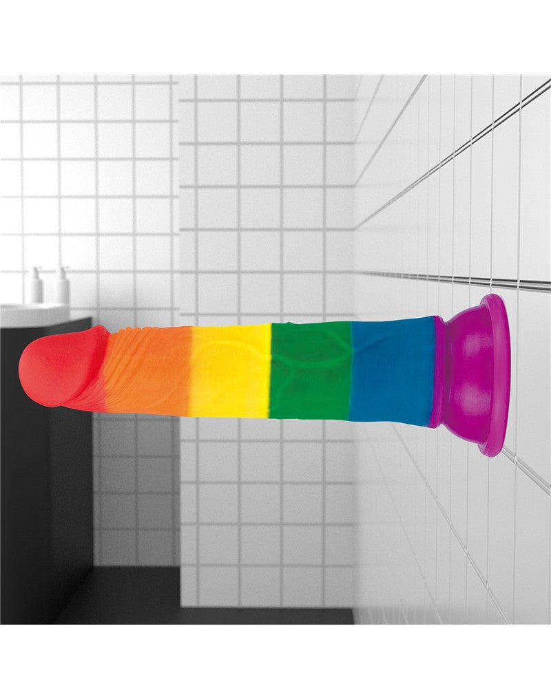 LoveToy - Rainbow Pride Dildo - 18.5 cm-Erotiekvoordeel.nl