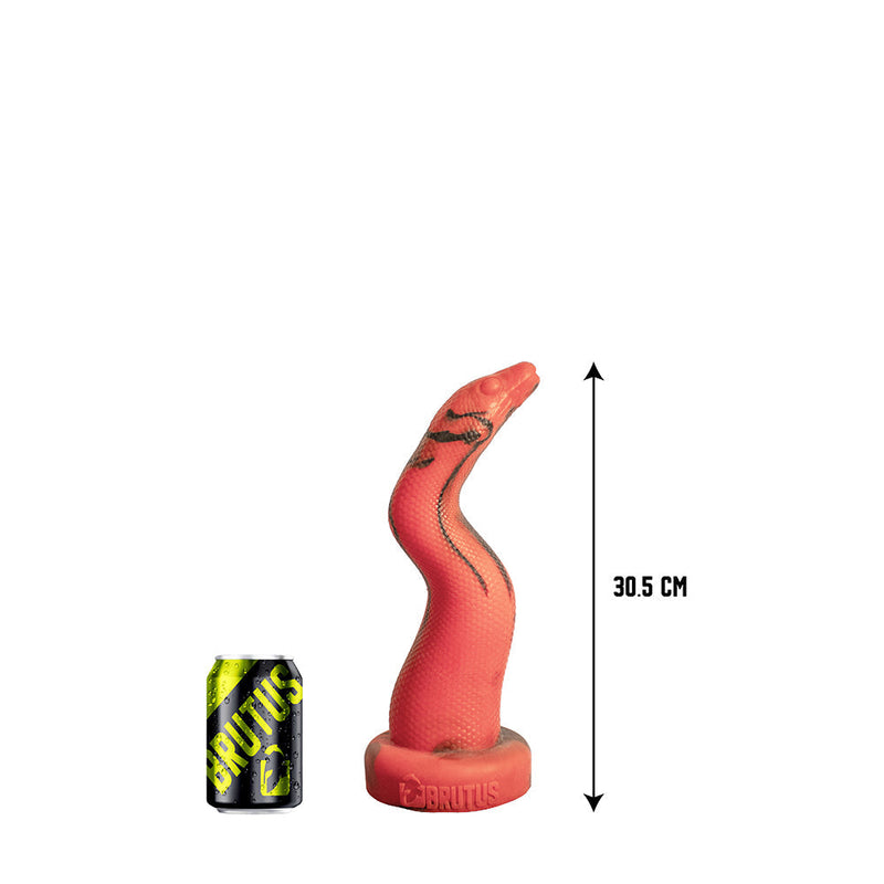 Brutus Nightmare - Asssss Sneek - Extra Lange Anaal Dildo met Vac-U-Lock - Rood/Zwart-Erotiekvoordeel.nl