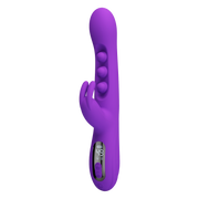 Pretty Love - Sabien - Rabbit Vibrator met LED Display - Paars-Erotiekvoordeel.nl