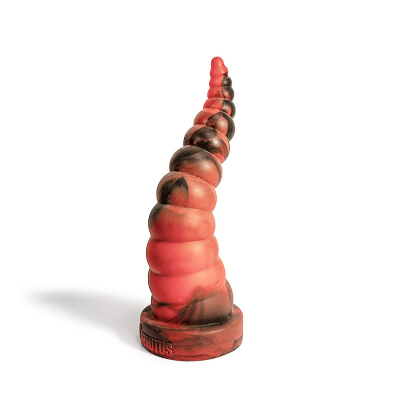 Brutus Nightmare - Horny - Vac-U-Lock Buttplug - Siliconen - Rood/Zwart-Erotiekvoordeel.nl