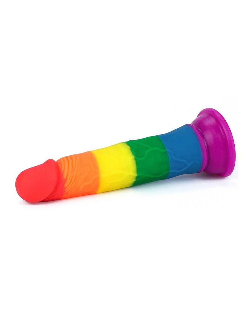 LoveToy - Rainbow Pride Dildo - 18.5 cm-Erotiekvoordeel.nl