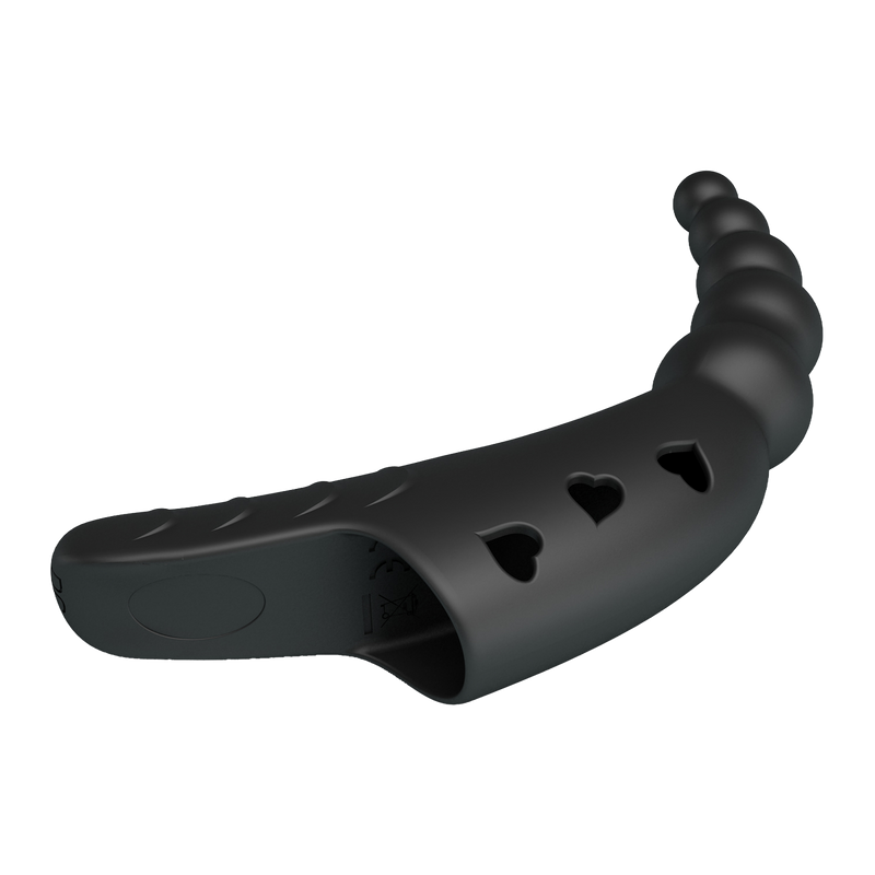 Pretty Love - Jordin - Krachtige Vinger Vibrator - Zwart-Erotiekvoordeel.nl