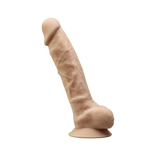 XXXSILEXD - Realistische Dildo - Model 1 - 20 cm - Lichte Huidskleur-Erotiekvoordeel.nl