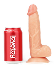 LoveToy - The Ultra Soft Dude - Realistische Dildo - 20.5 x 3.5 cm-Erotiekvoordeel.nl