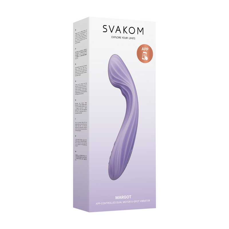 Svakom - Margot – G-spot Vibrator - Dubbele Motor - App Control – Lila-Erotiekvoordeel.nl