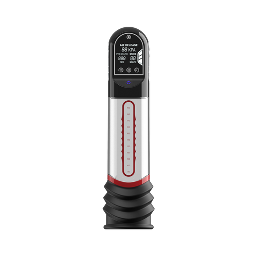 Peak Performa - ISP 90 - Penispomp met Infrarood Licht - Bevordert Groei - Zwart/Rood-Erotiekvoordeel.nl