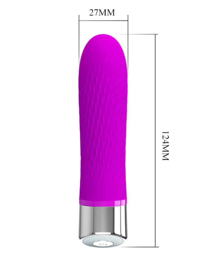 Pretty Love - Sebastian - Mini Vibrator - Roze-Erotiekvoordeel.nl