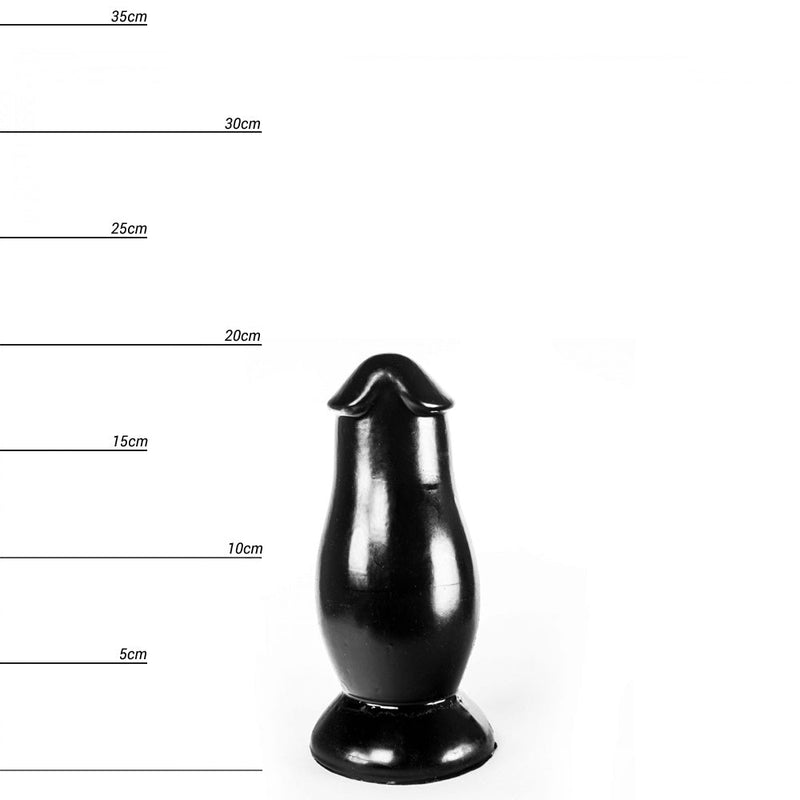 Dinoo - Gypos - Buttplug - 19,5 x 8,8 cm - Zwart-Erotiekvoordeel.nl