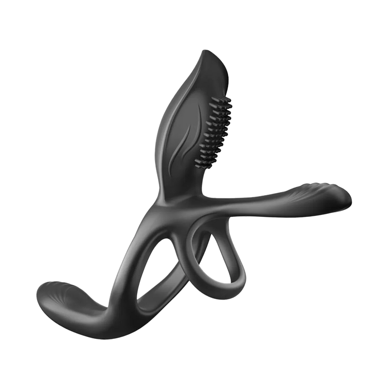 IY - Daxer - Vibrerende Penisverlenger met Afstandsbediening – Zwart-Erotiekvoordeel.nl